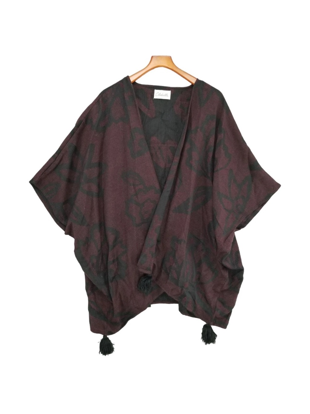 Cloebella Floral Tassel Waterfall Cardigan